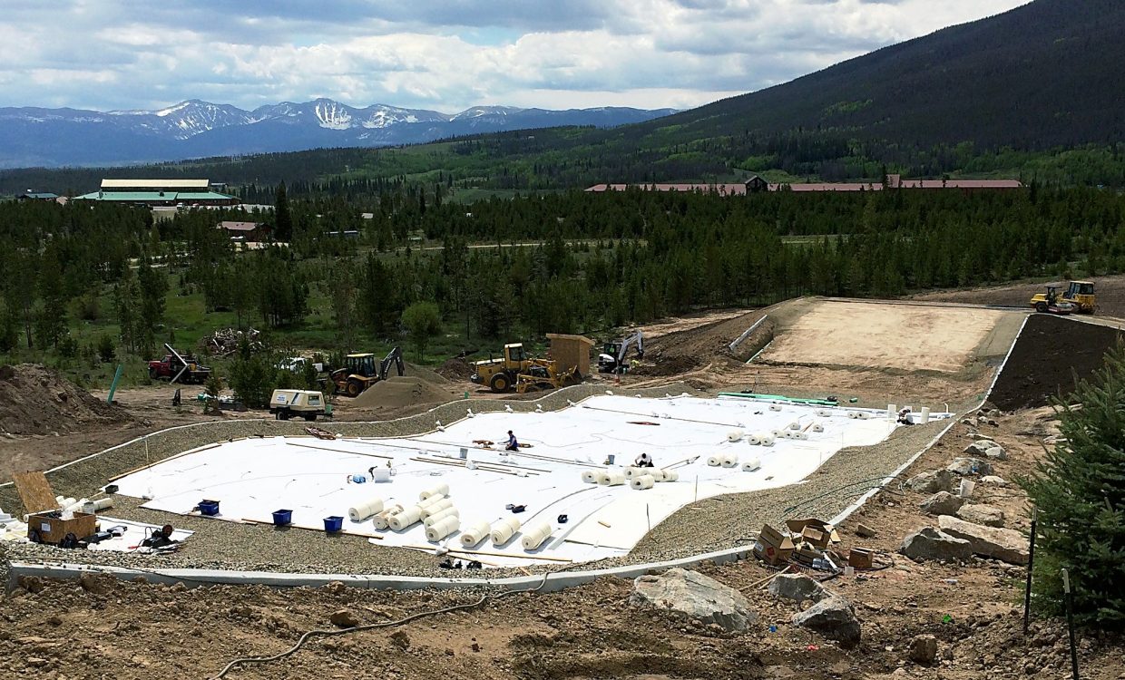 New summer tubing hill nears completion at Snow Mountain Ranch